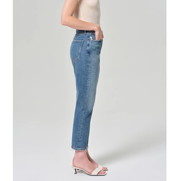 Agolde Riley Long High Rise Denim - Picture 4 of 5